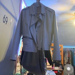 shell colored jacket it’s almost bomber jacket like